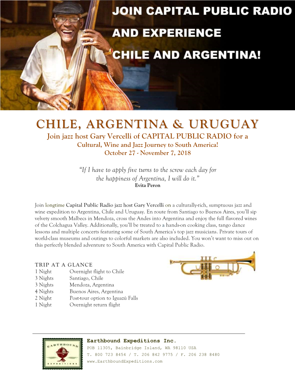 Chile, Argentina & Uruguay