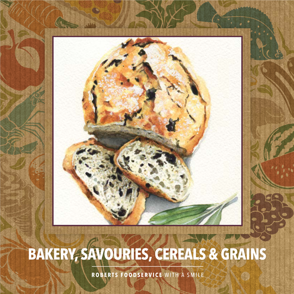 Bakery, Savouries, Cereals & Grains