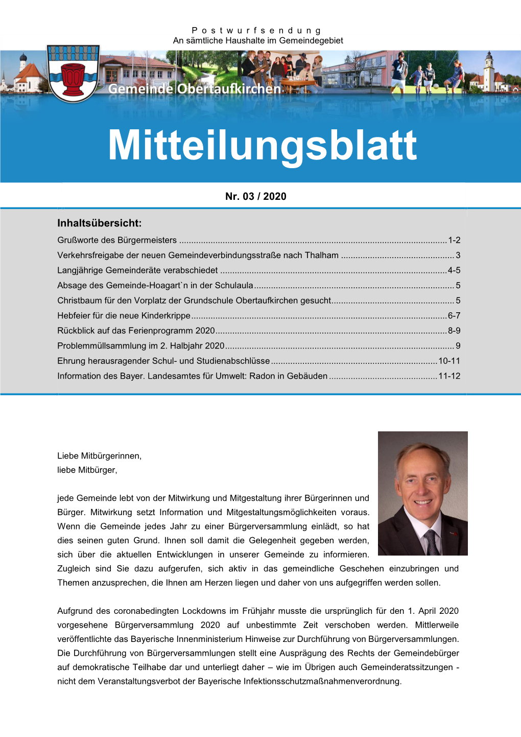 Mitteilungsblatt