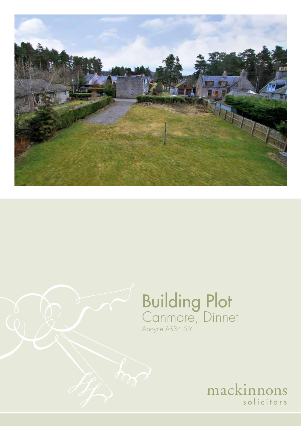 Building Plot Canmore, Dinnet Aboyne AB34 5JY Building Plot with Full Current Planning Permission and Notes • 0.15Acres a Building Warrant