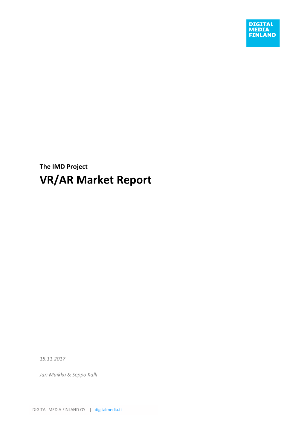 VR/AR Market Report