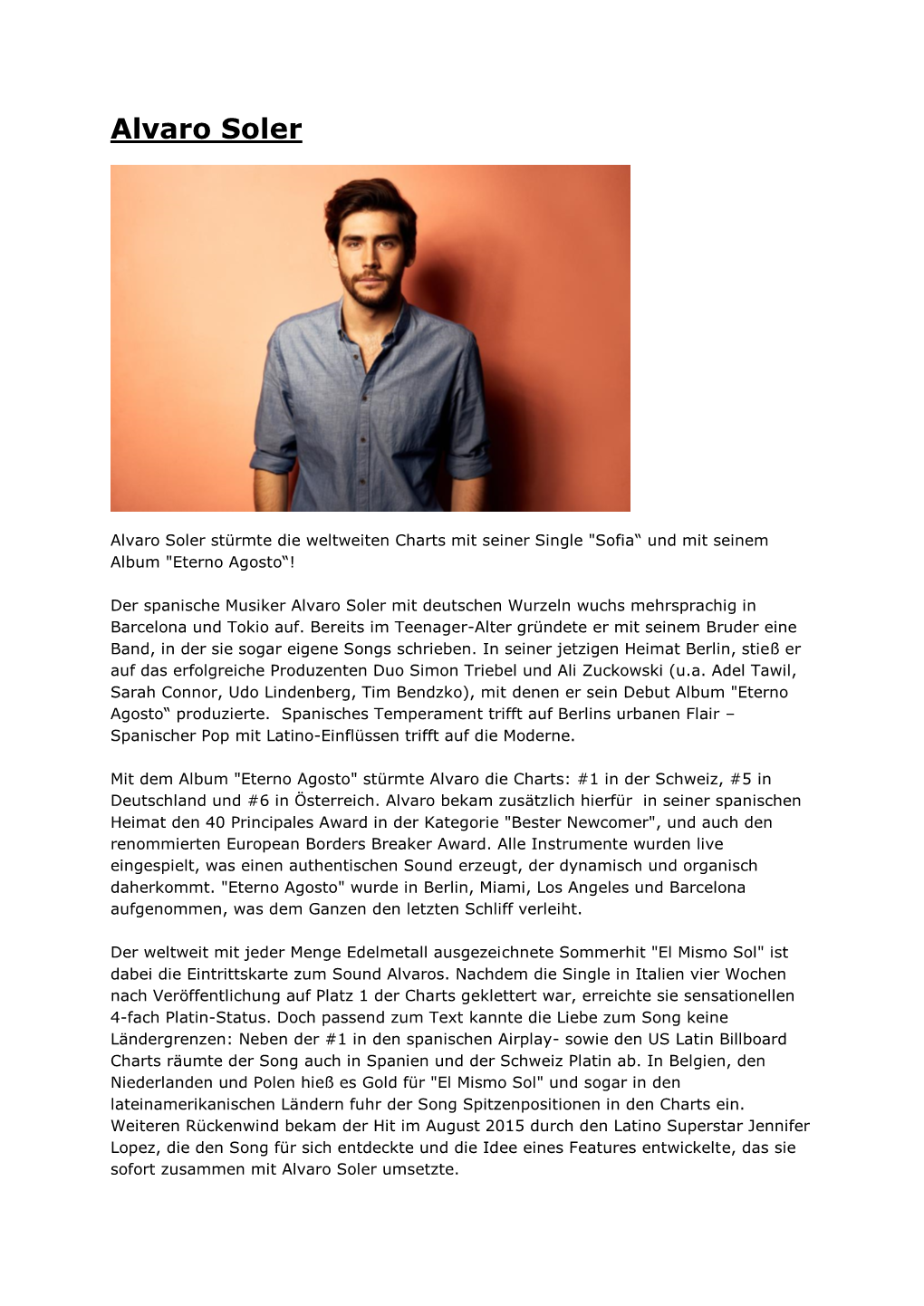 Alvaro Soler