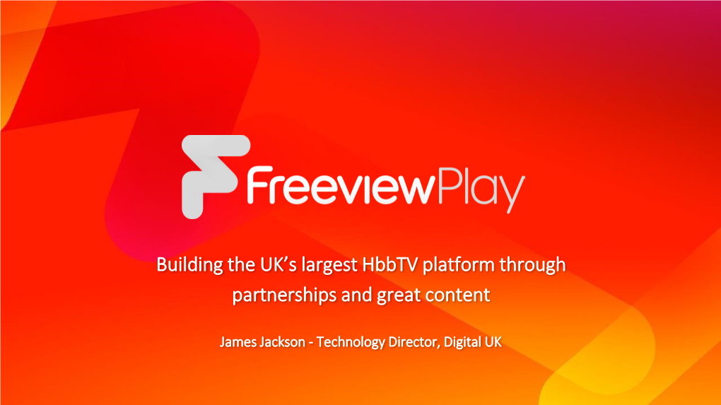 Accelerating Freeview Play Through Content Centric Navigation