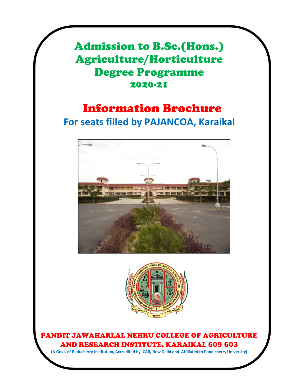 Information Brochure