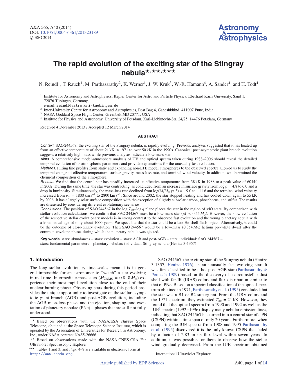 The Rapid Evolution of the Exciting Star of the Stingray Nebula⋆⋆⋆⋆⋆⋆