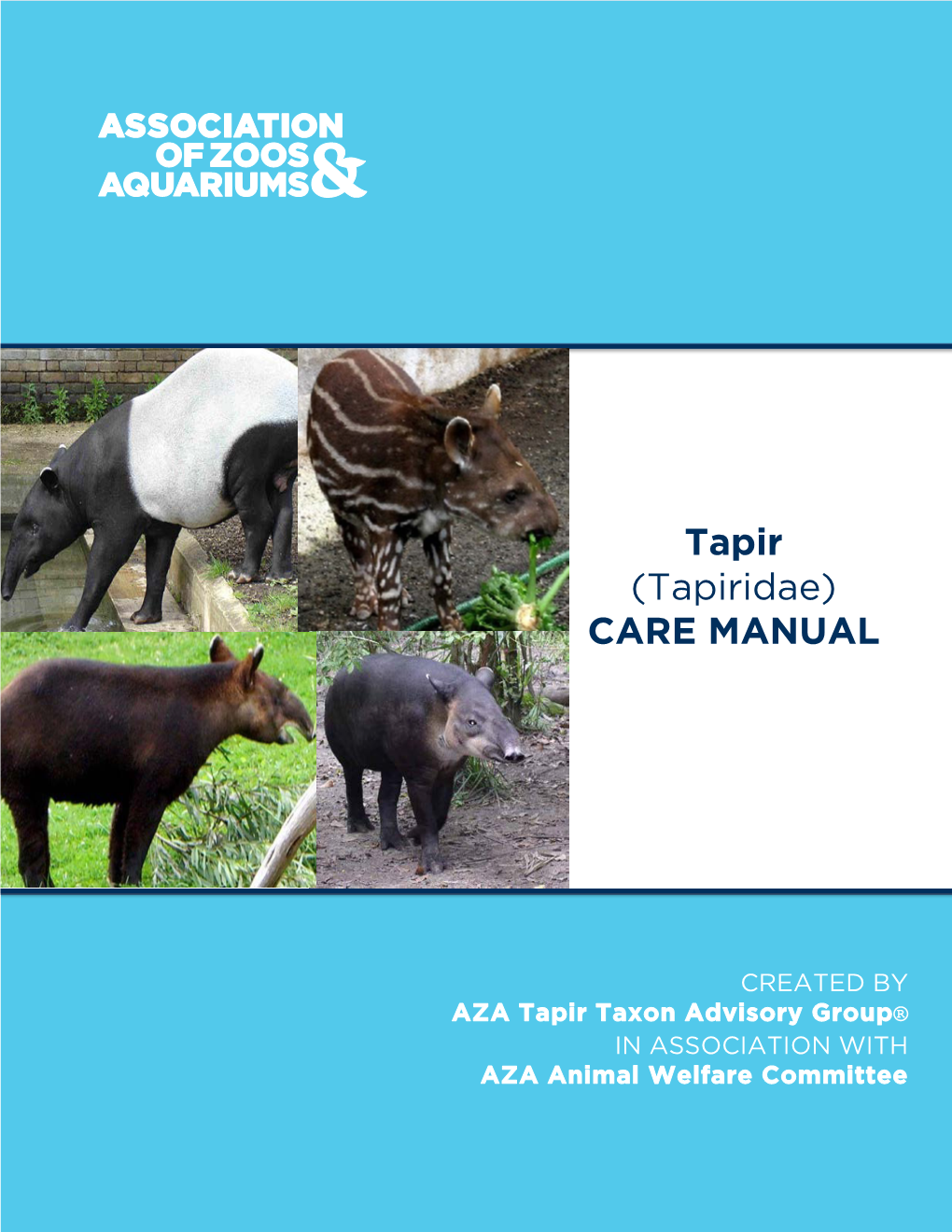 Tapir (Tapiridae) Care Manual 2013