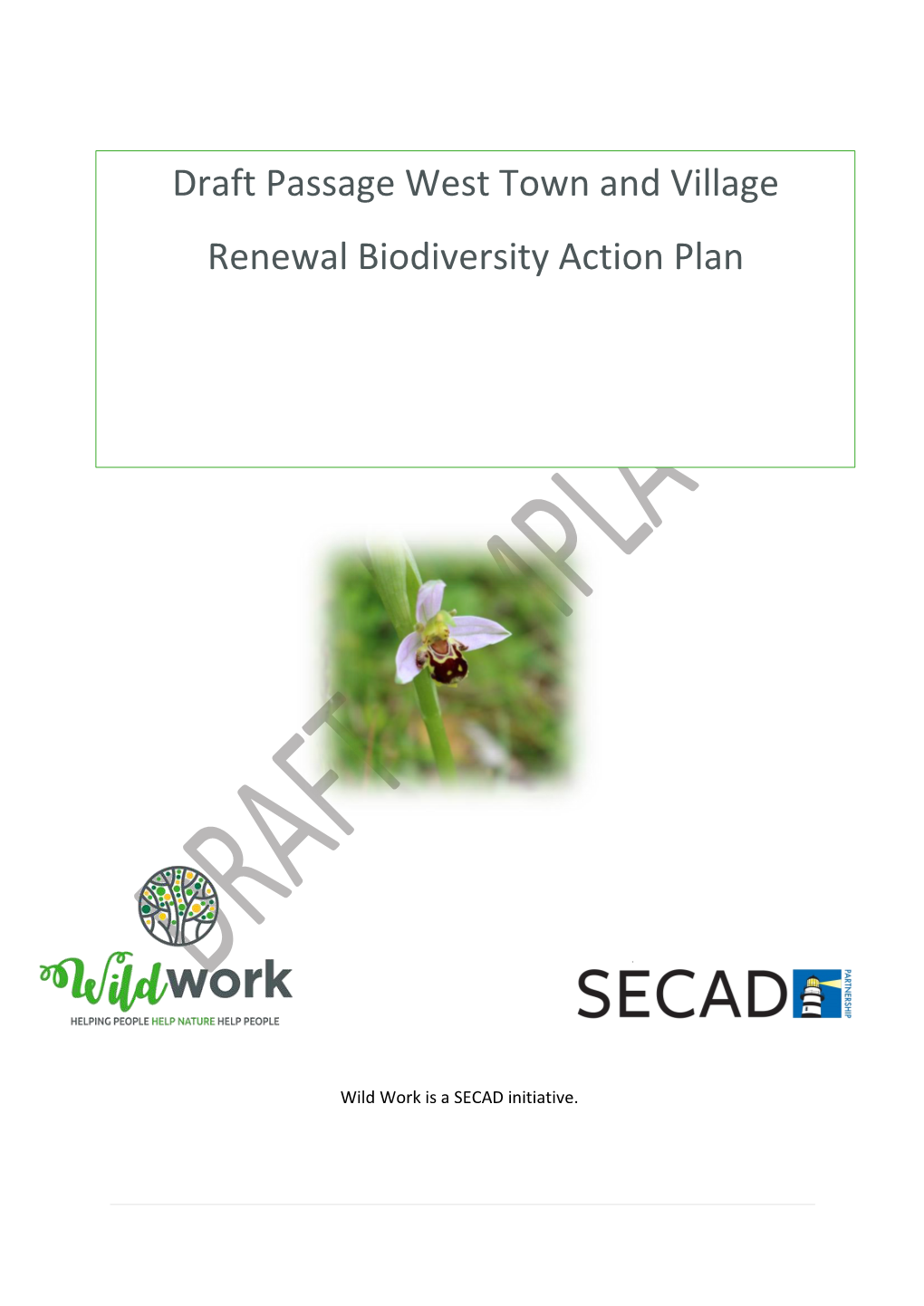 Draft Passage West Town and Village Renewal Biodiversity Action Plan
