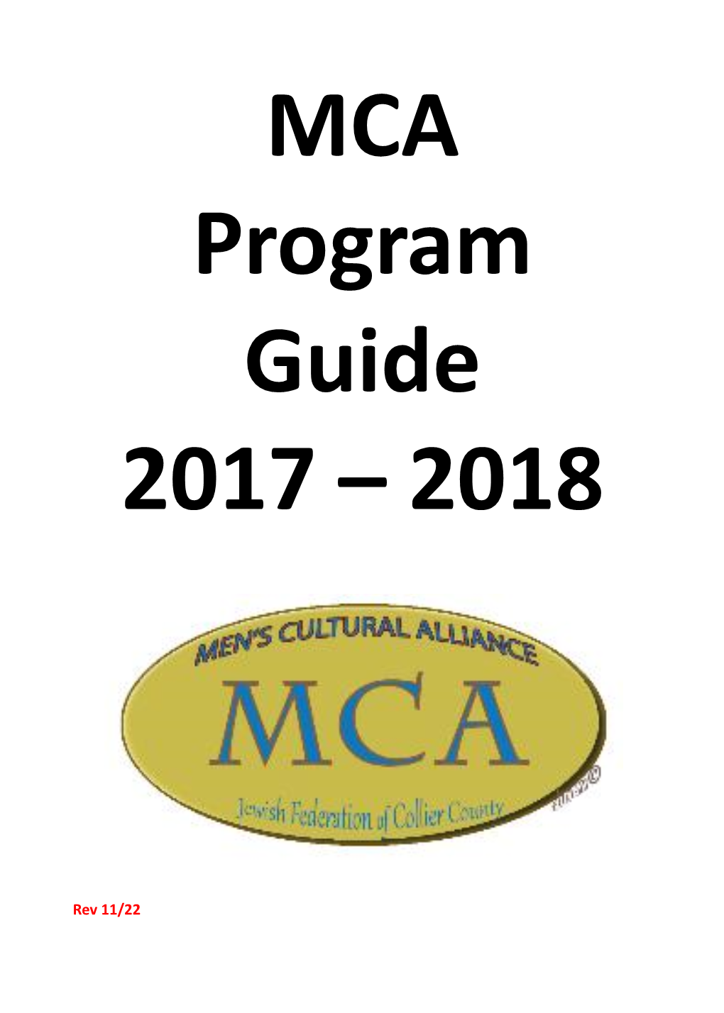 MCA Program Guide 2017 – 2018