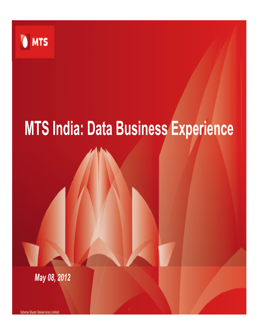 MTS India: Data Business Experience