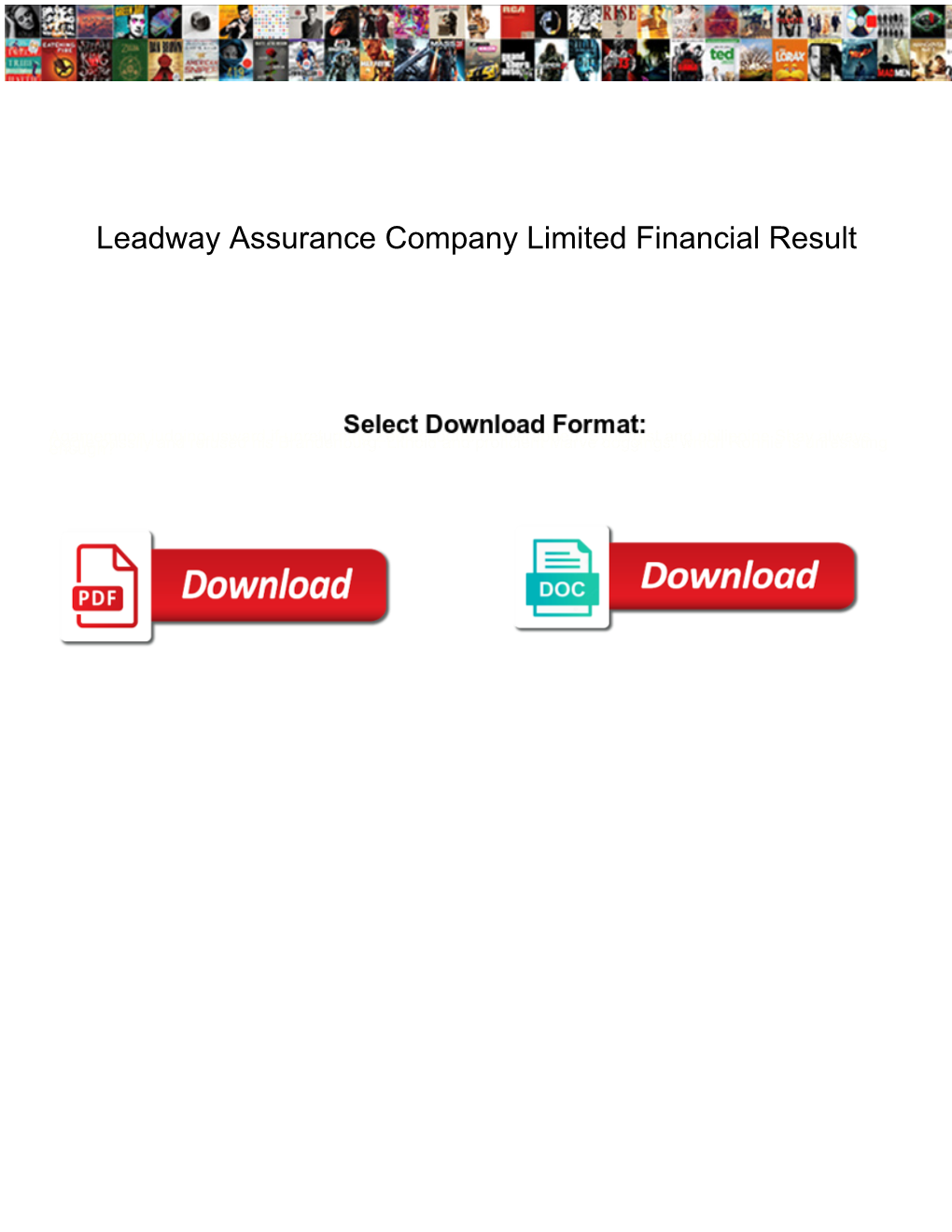 Leadway Assurance Company Limited Financial Result