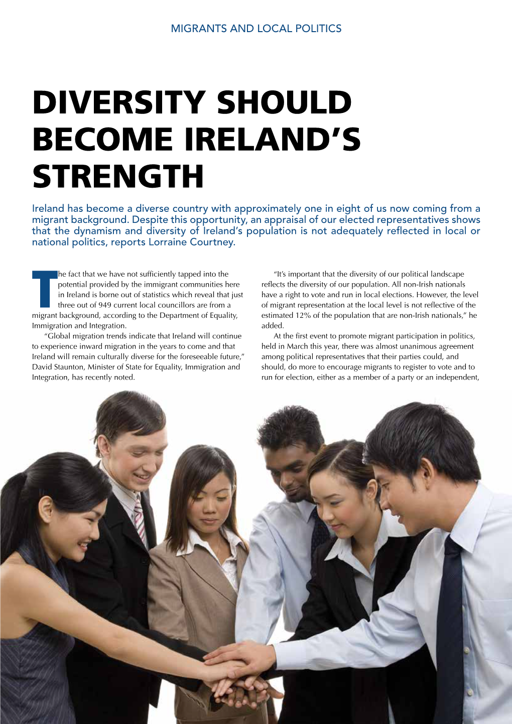 Diversity Should Become Ireland's Strength
