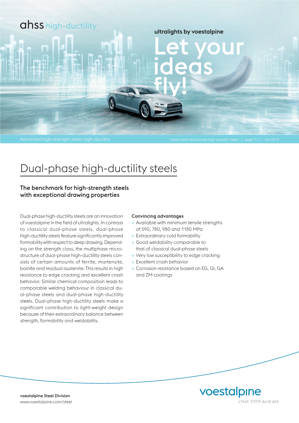 Dual-Phase High-Ductility Steels | Voestalpine Steel Division