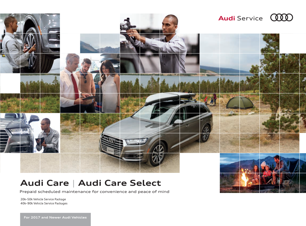 Audi Care | Audi Care Select Prepaid Scheduled Maintenance for Convenience and Peace of Mind