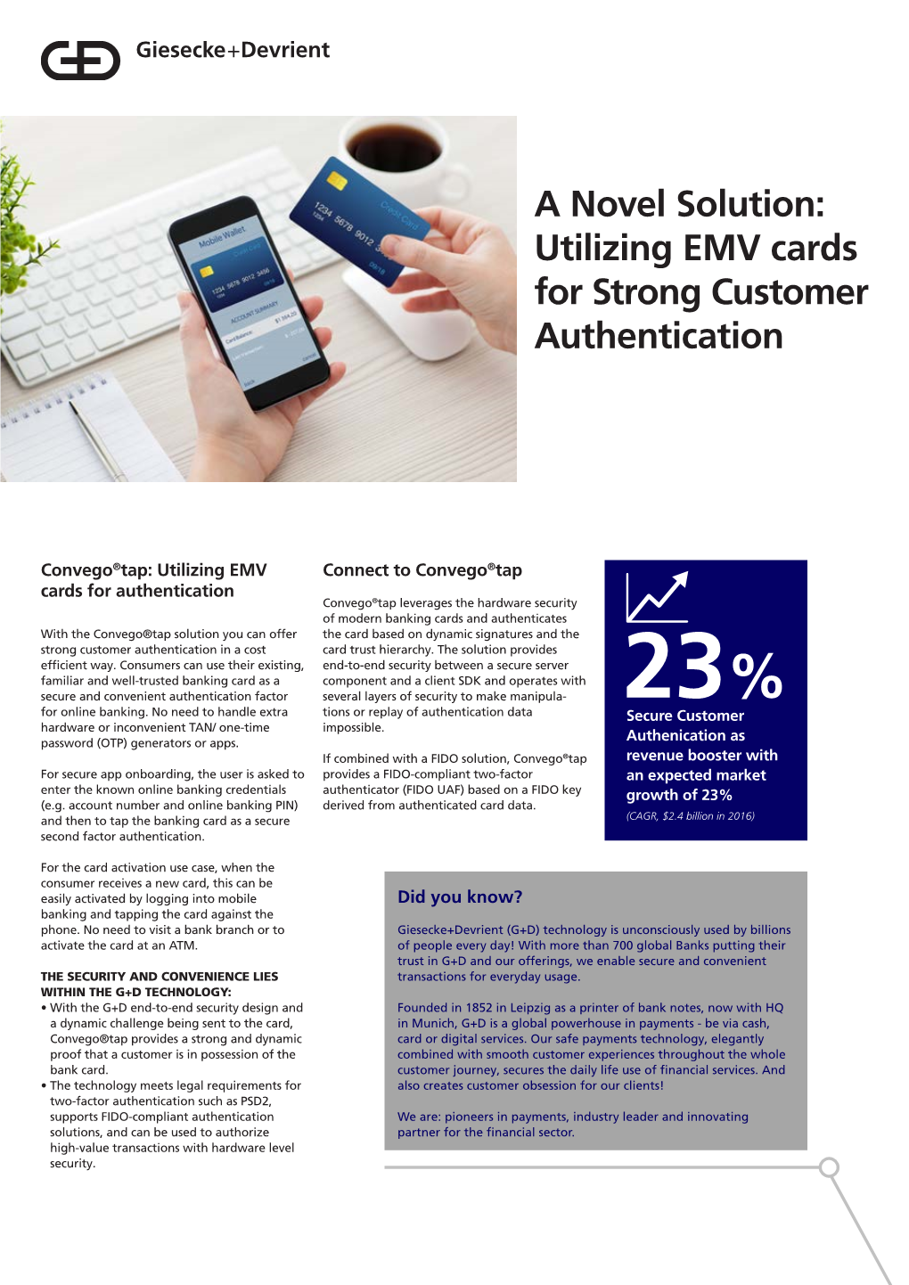 Utilizing EMV Cards for Strong Customer Authentication
