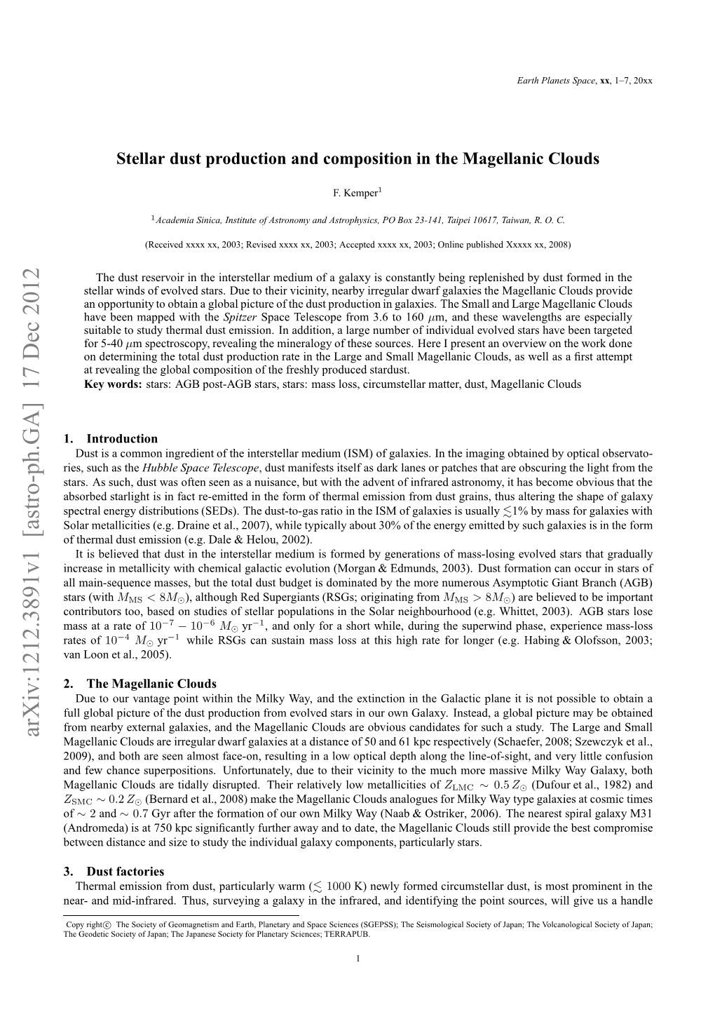 Stellar Dust Production and Composition in the Magellanic Clouds