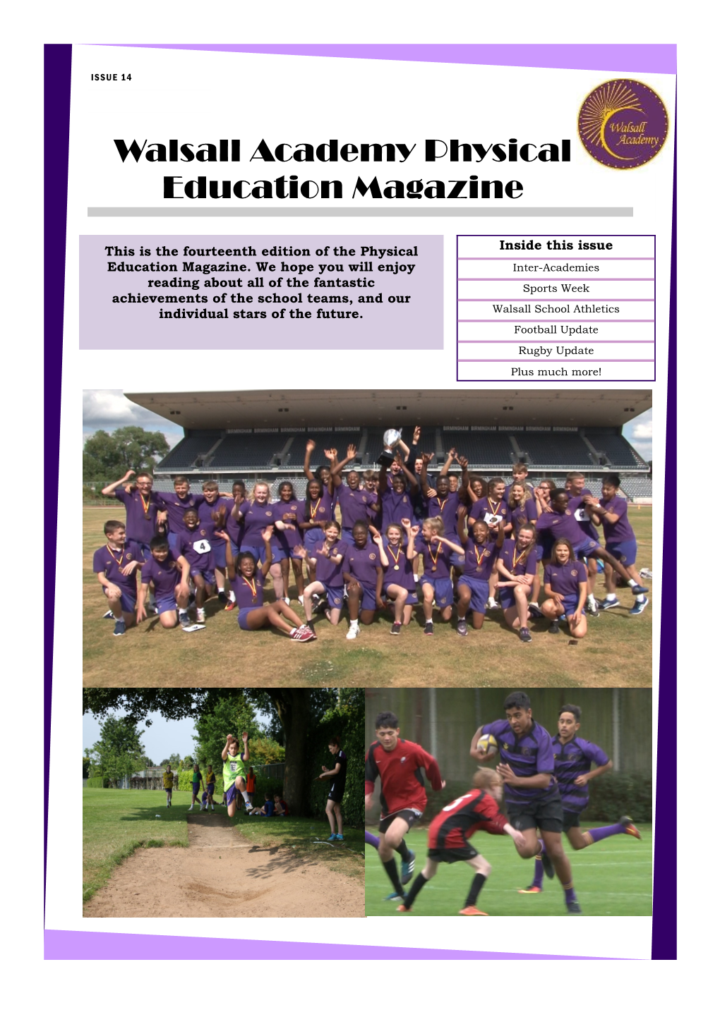 Walsall Academy Physical Education Magazine