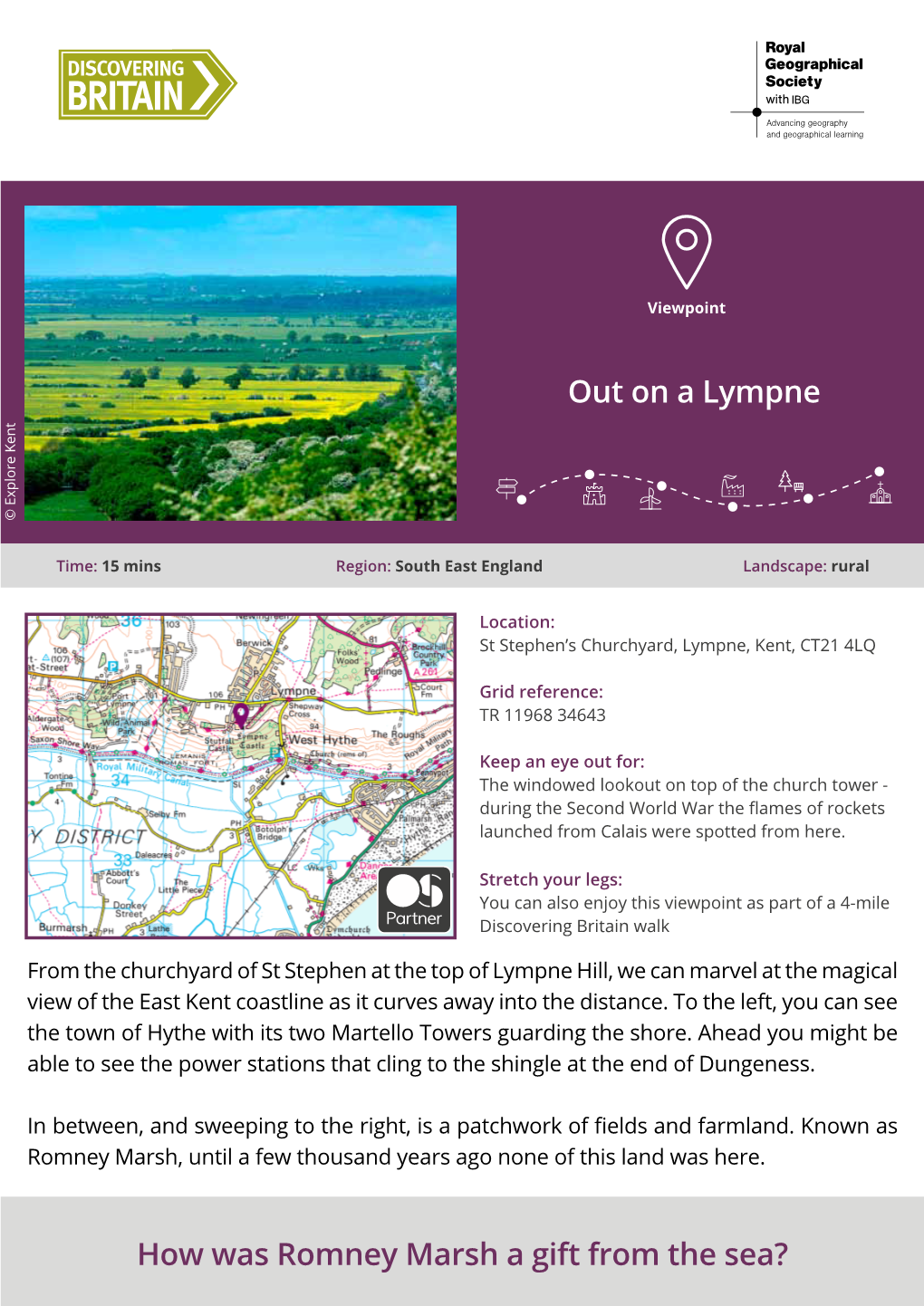 Out on a Lympne How Was Romney Marsh a Gift from the Sea?