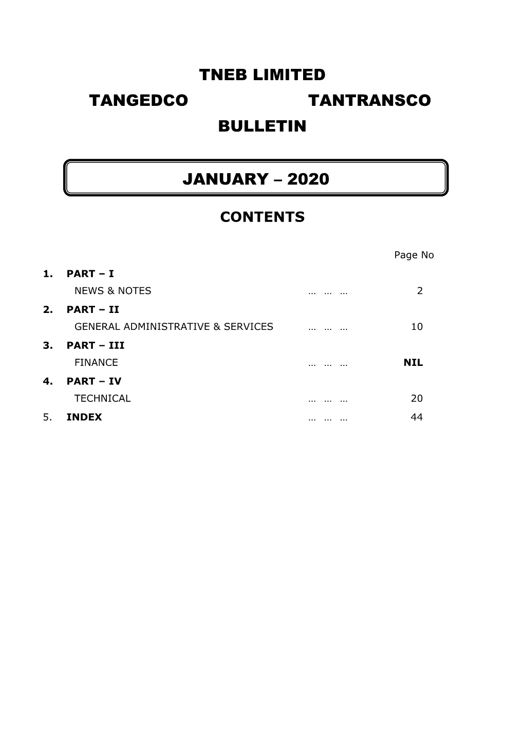 Tneb Limited Tangedco Tantransco Bulletin