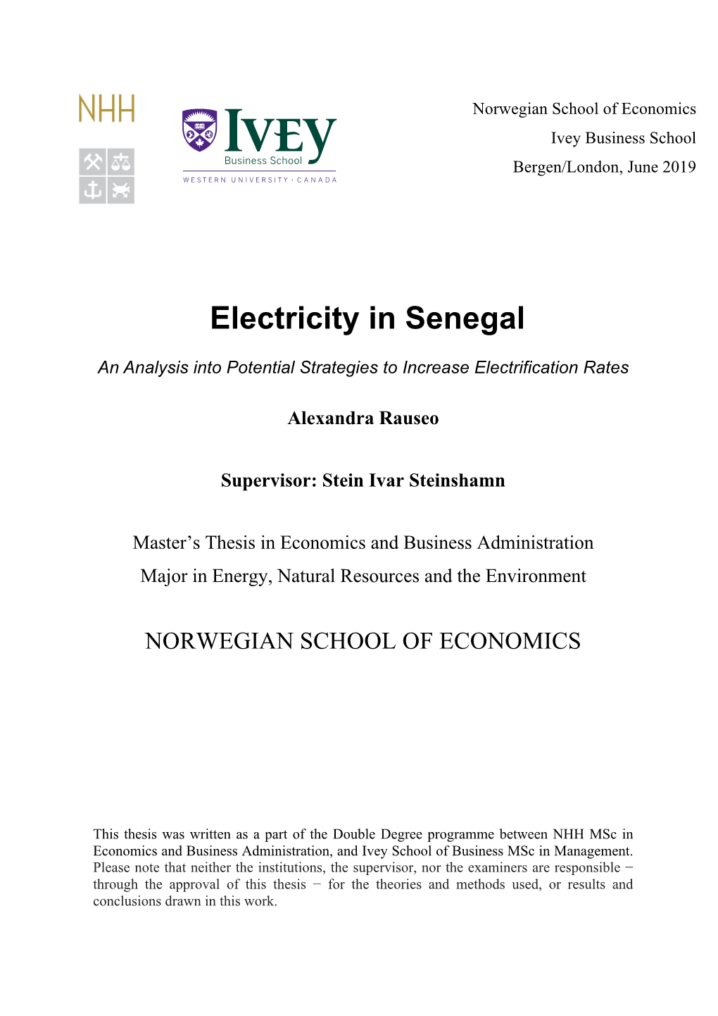 Electricity in Senegal