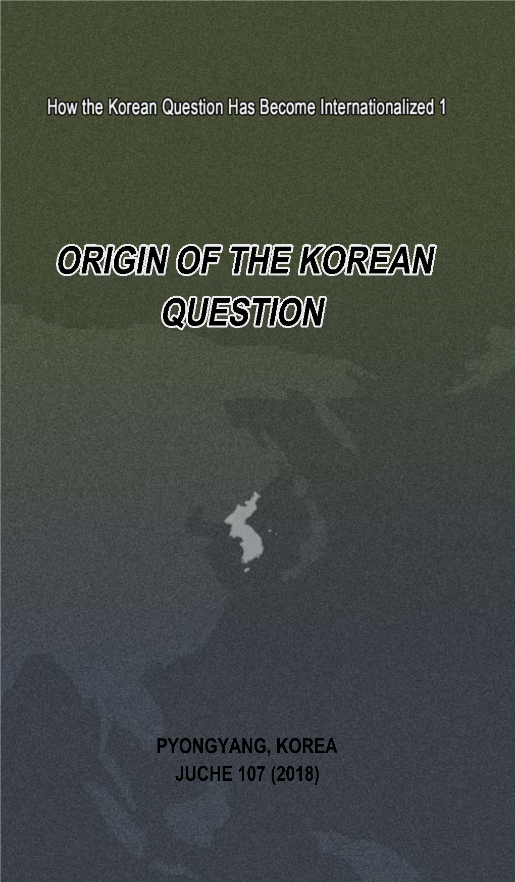 Origin of the Korean Question