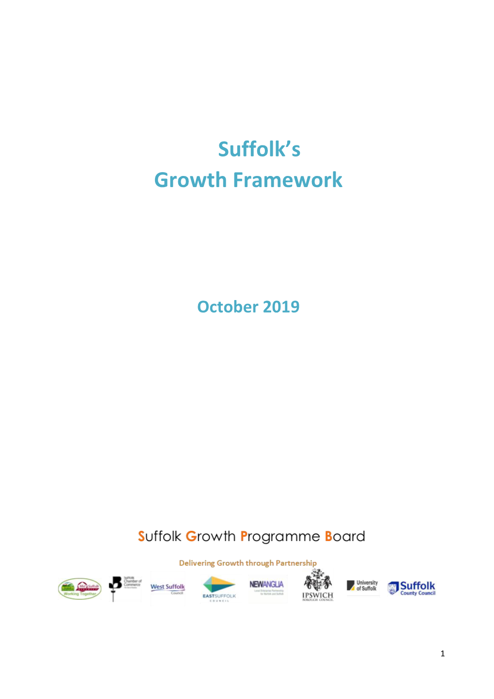 Suffolk's Growth Framework