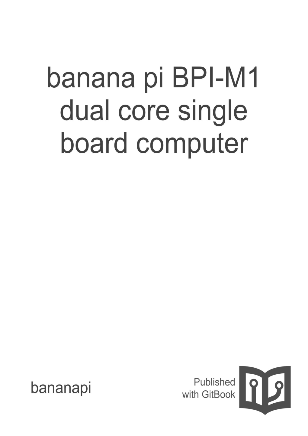 Banana Pi BPI-M1 Dual Core Single Board Computer