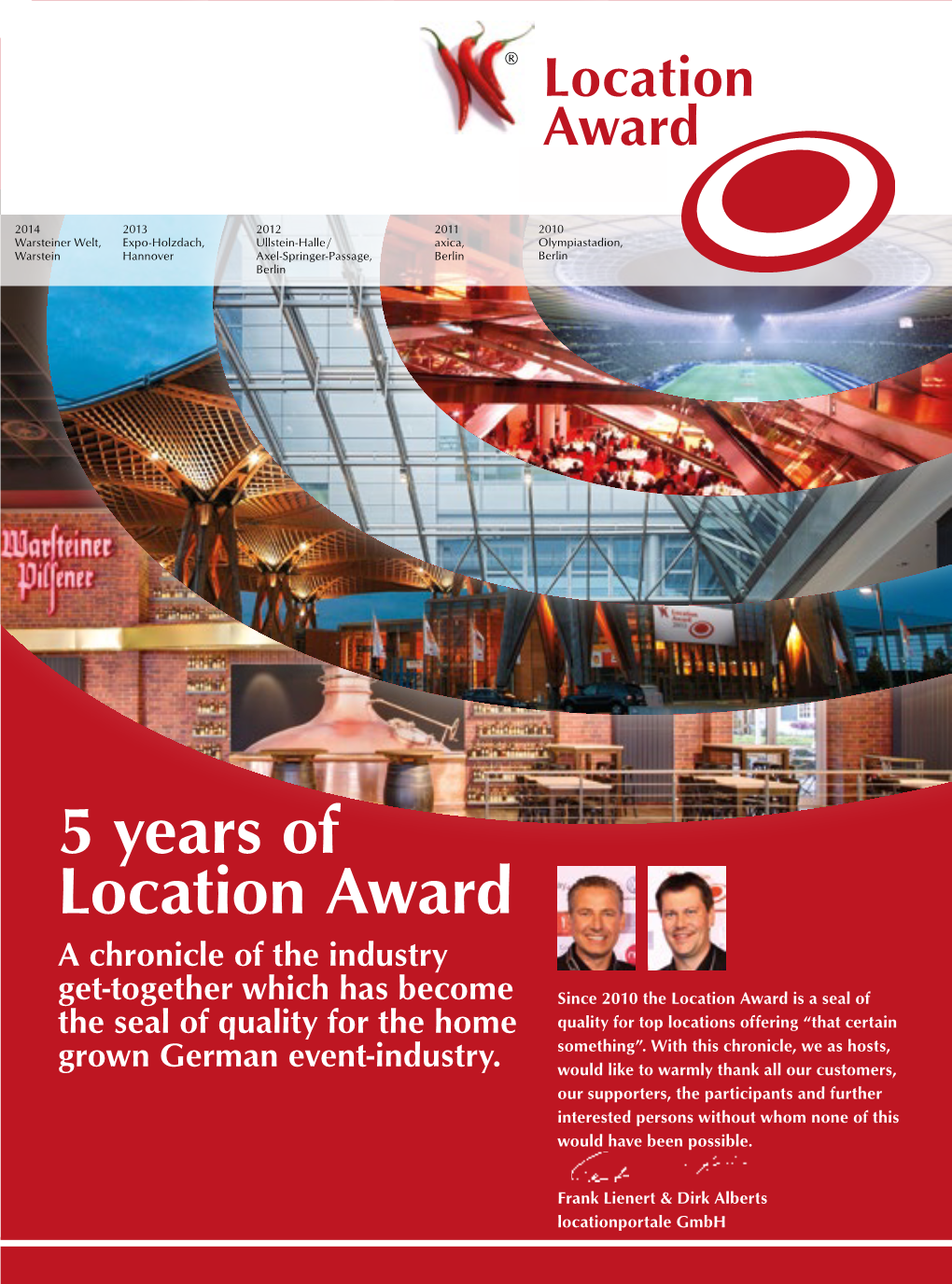 5 Years of Location Award a Chronicle of the Industry