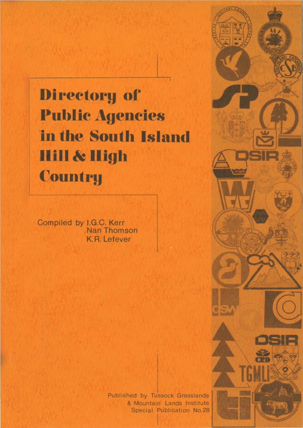 Directory of Public Agencies in the South Island Hill and High Country