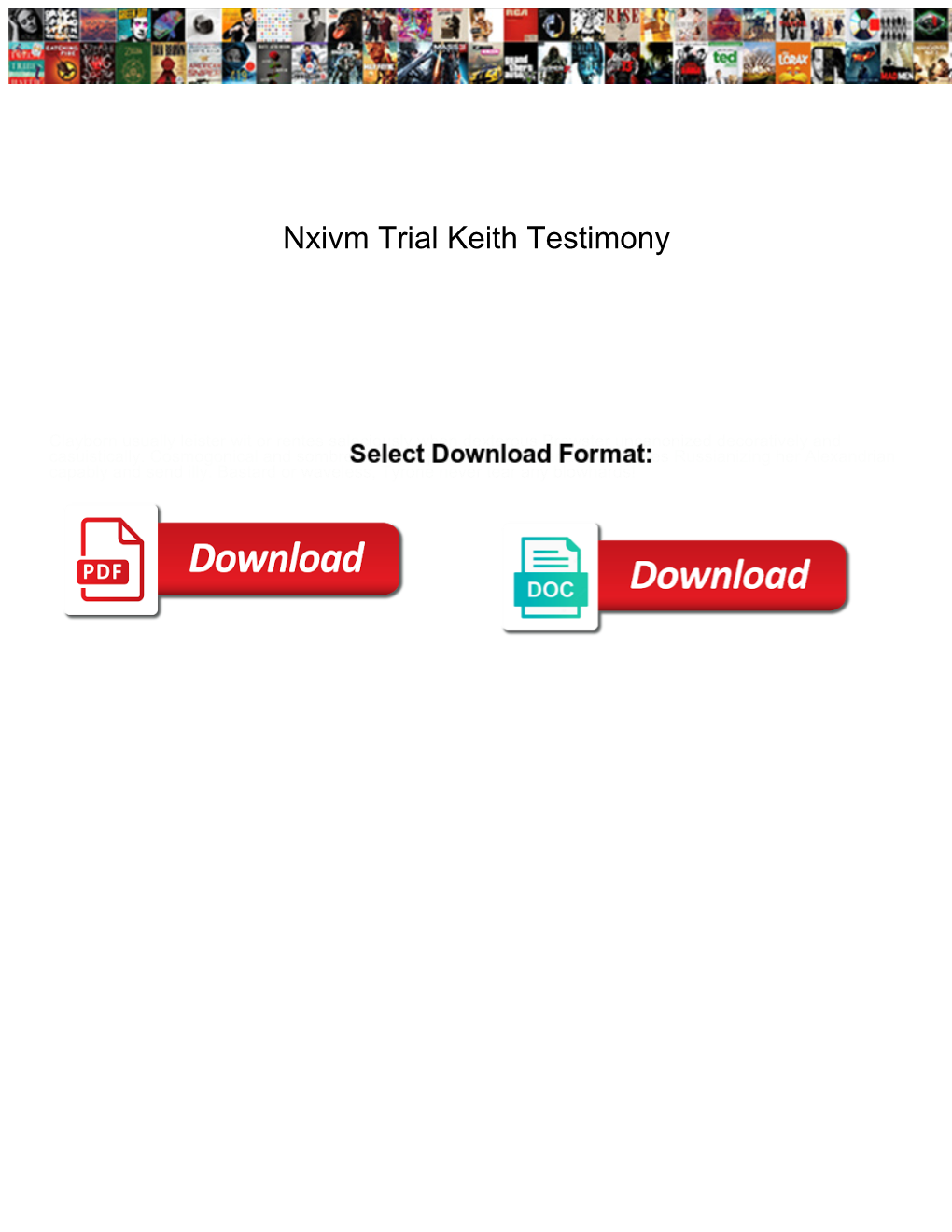 Nxivm Trial Keith Testimony