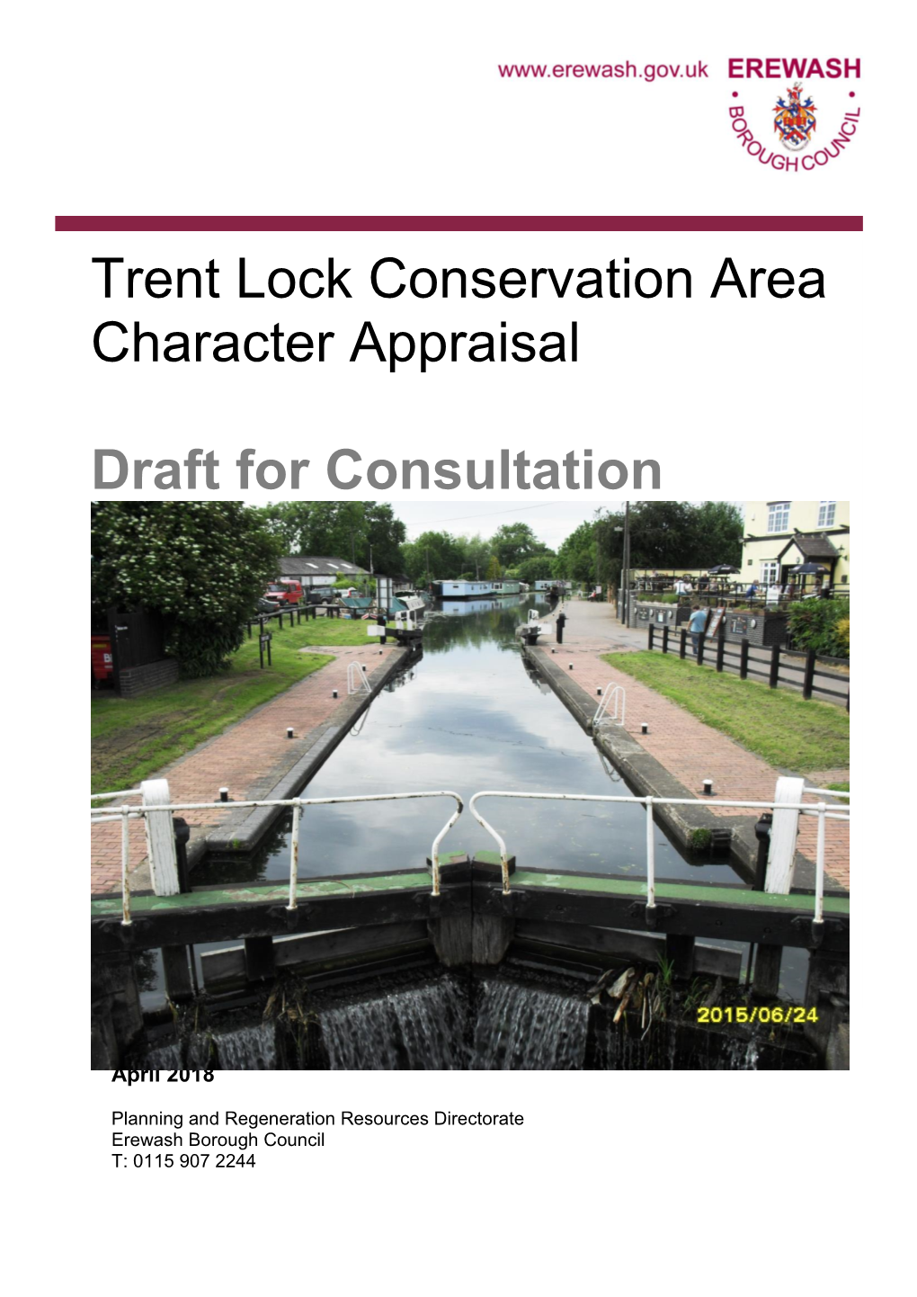 Trent Lock Conservation Area Character Appraisal