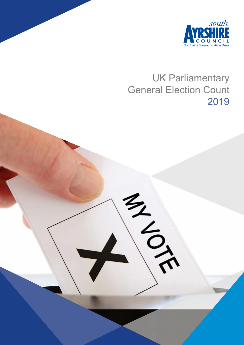 UK Parliamentary General Election Count 2019 Welcome