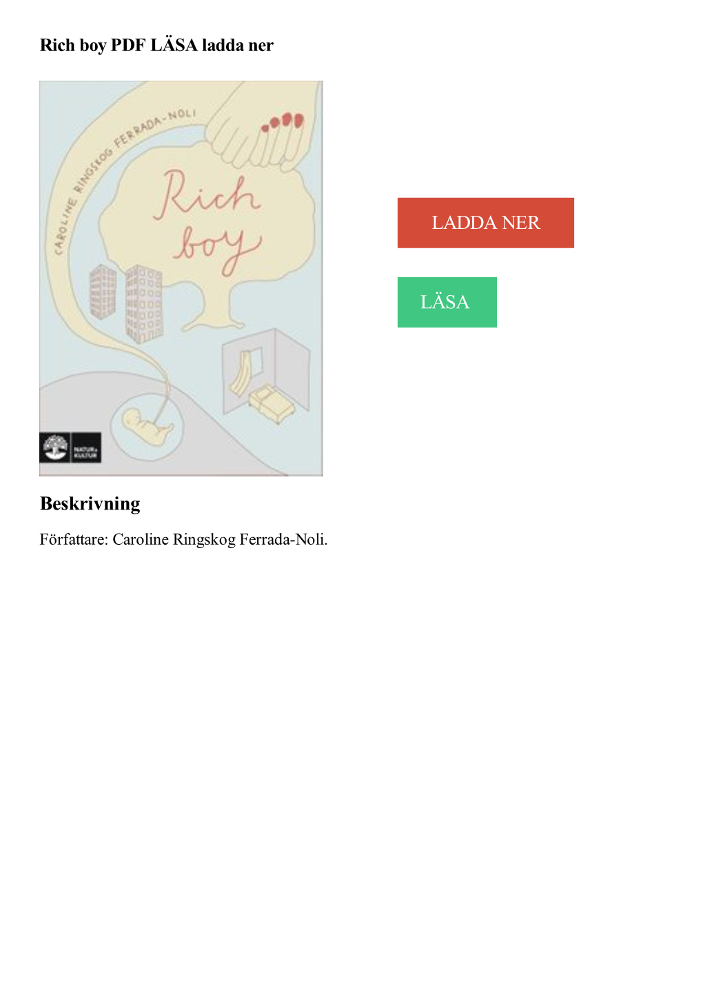 Rich Boy PDF LASA Ladda