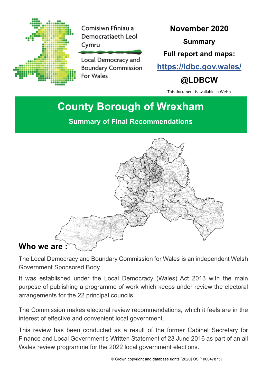 County Borough of Wrexham