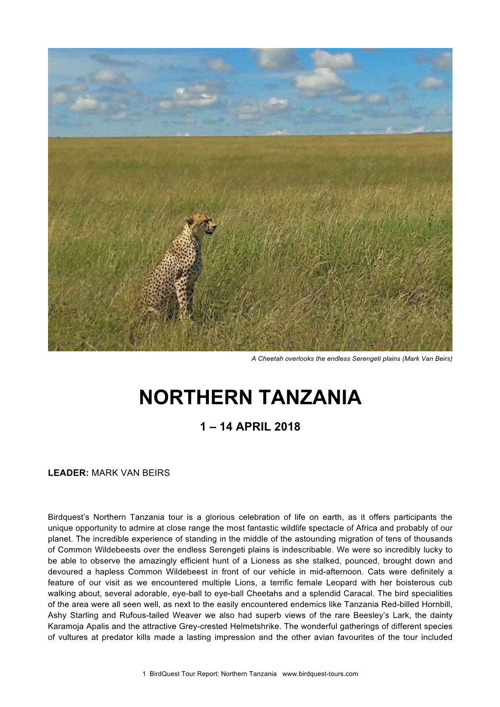 Northern Tanzania