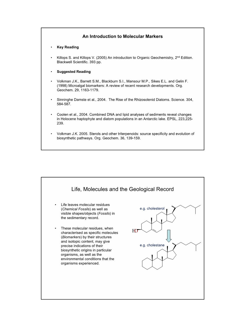 Introduction to Molecular Markers