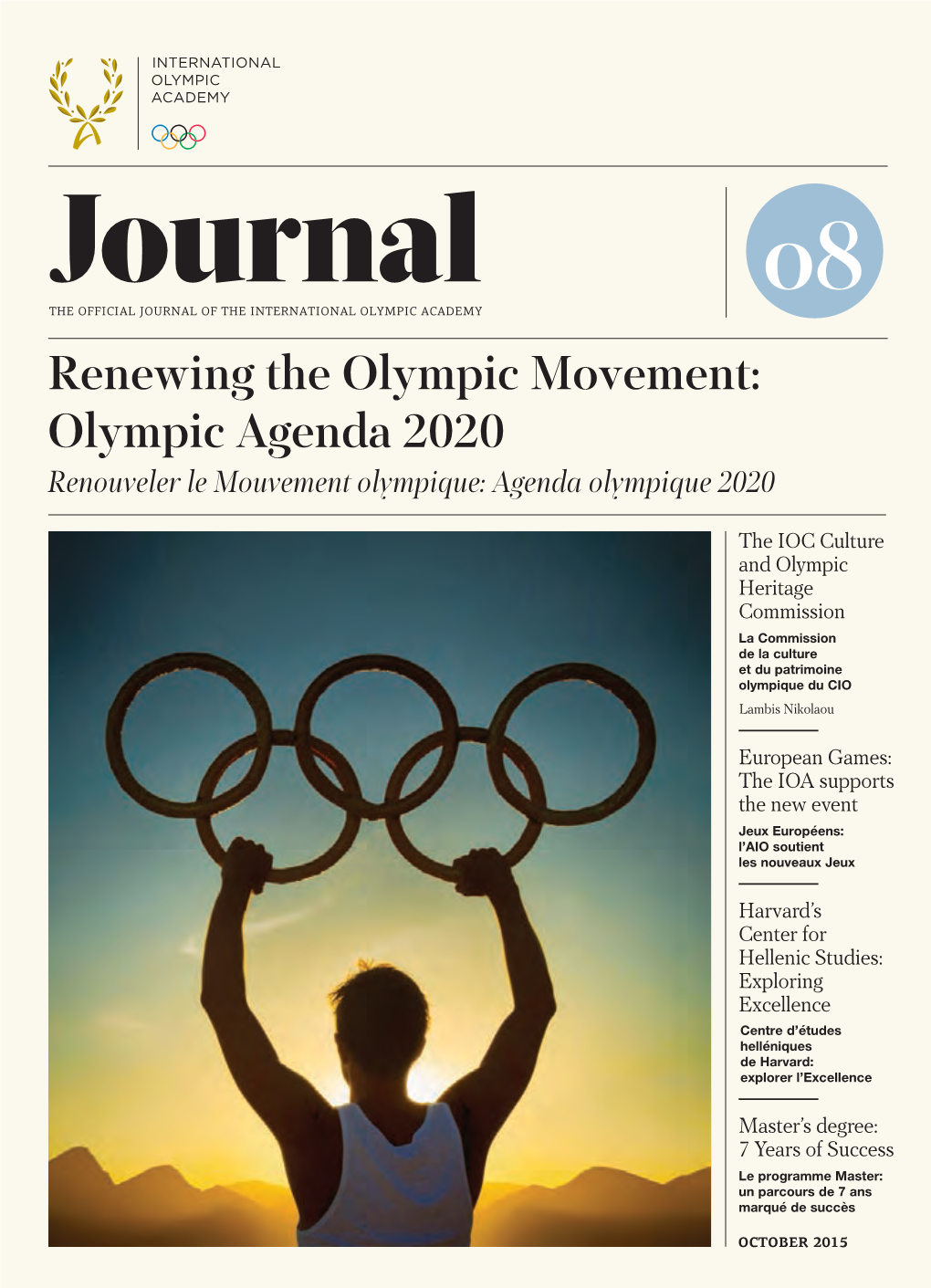 Le Mouvement Olympique: Agenda Olympique 2020