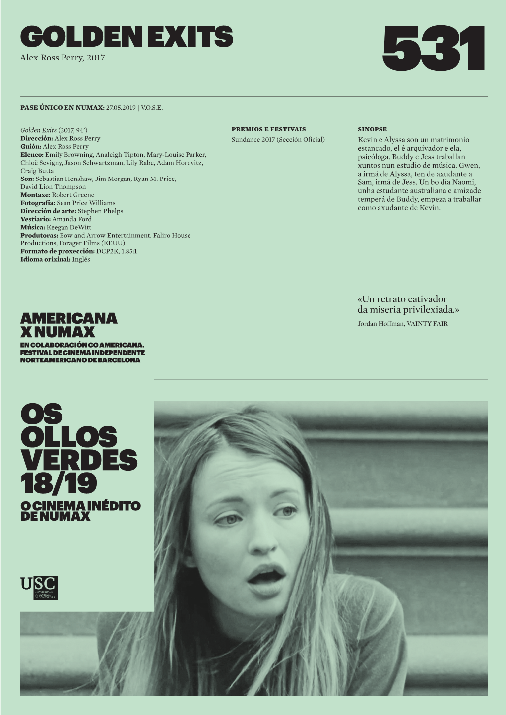 Golden Exits Os Ollos Verdes 18/19