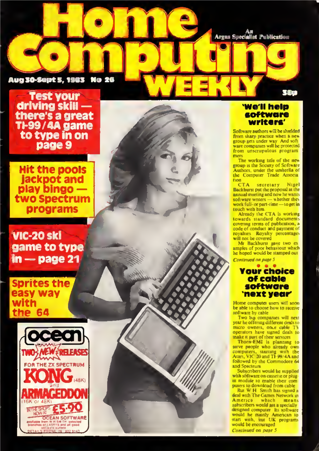 Home Computing Weekly Magazine Issue