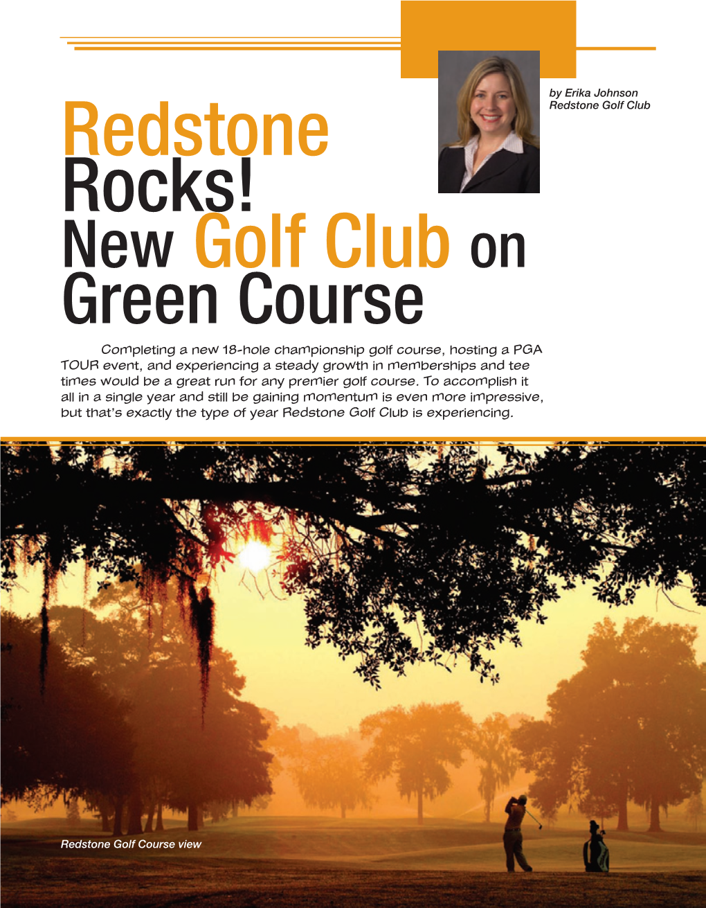 Redstone Rocks! New Golf on Green Course