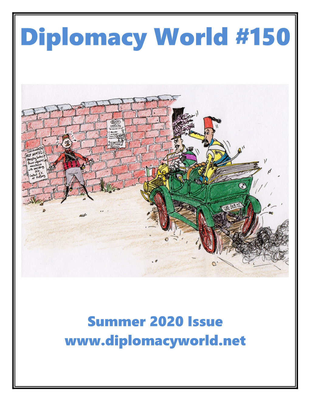 Diplomacy World #150, Summer 2020 Issue