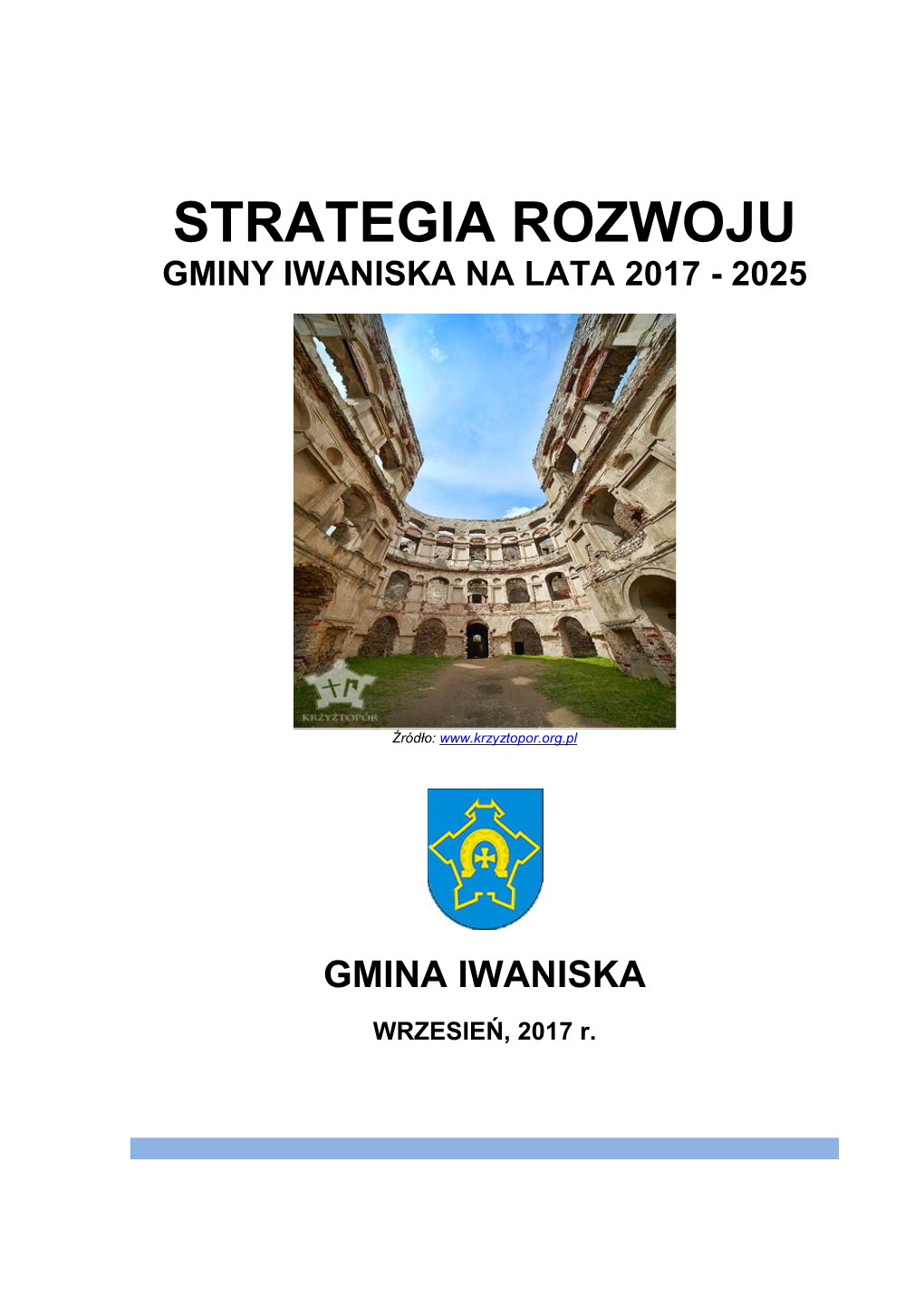 Strategia Rozwoju Gminy Iwaniska Na Lata 2017 - 2025