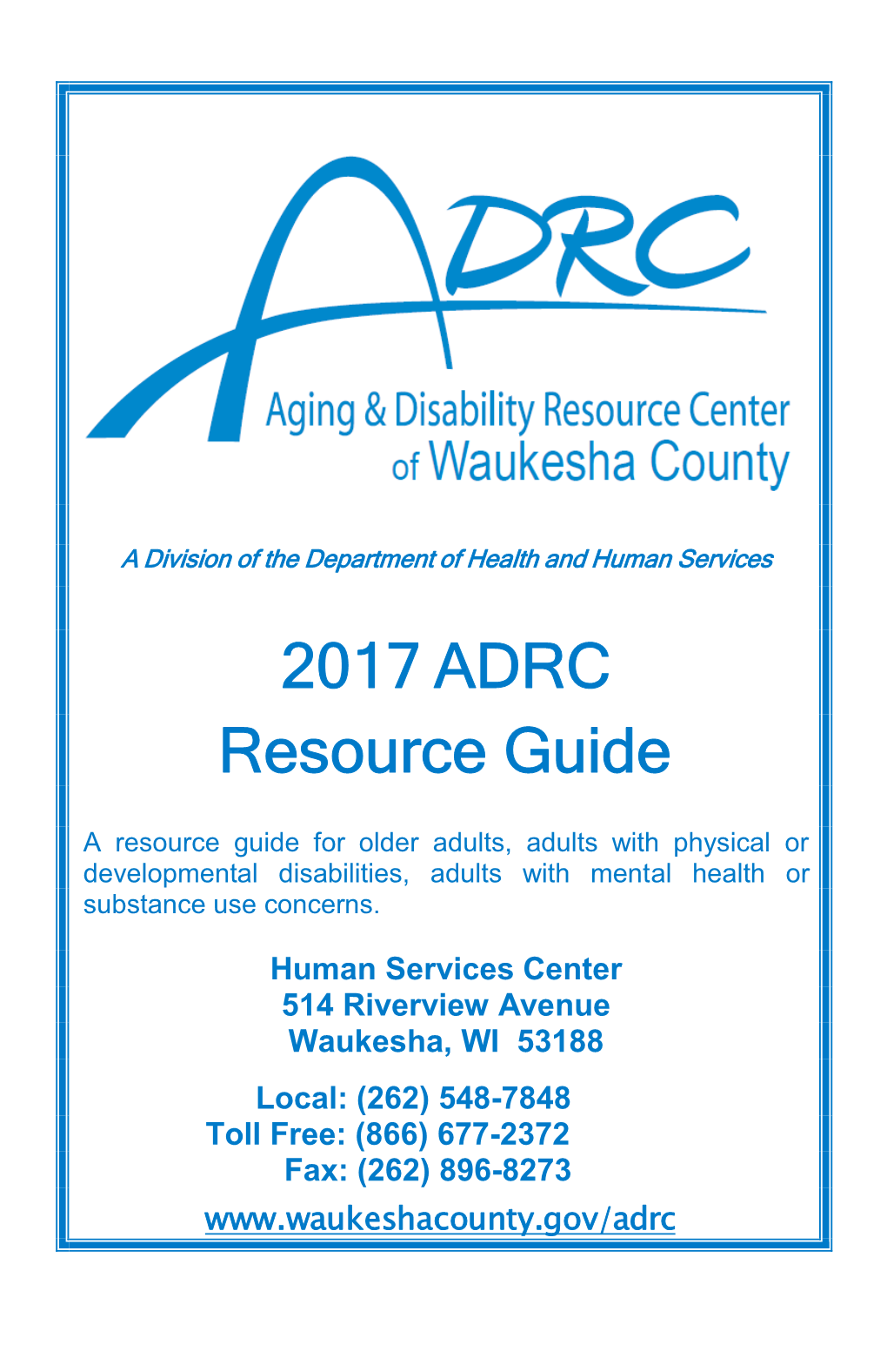 2017 ADRC Resource Guide