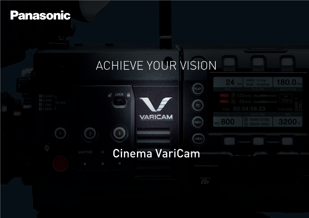 Cinema Varicam a New Vision and Revolution in Filmmaking — Cinema Varicam