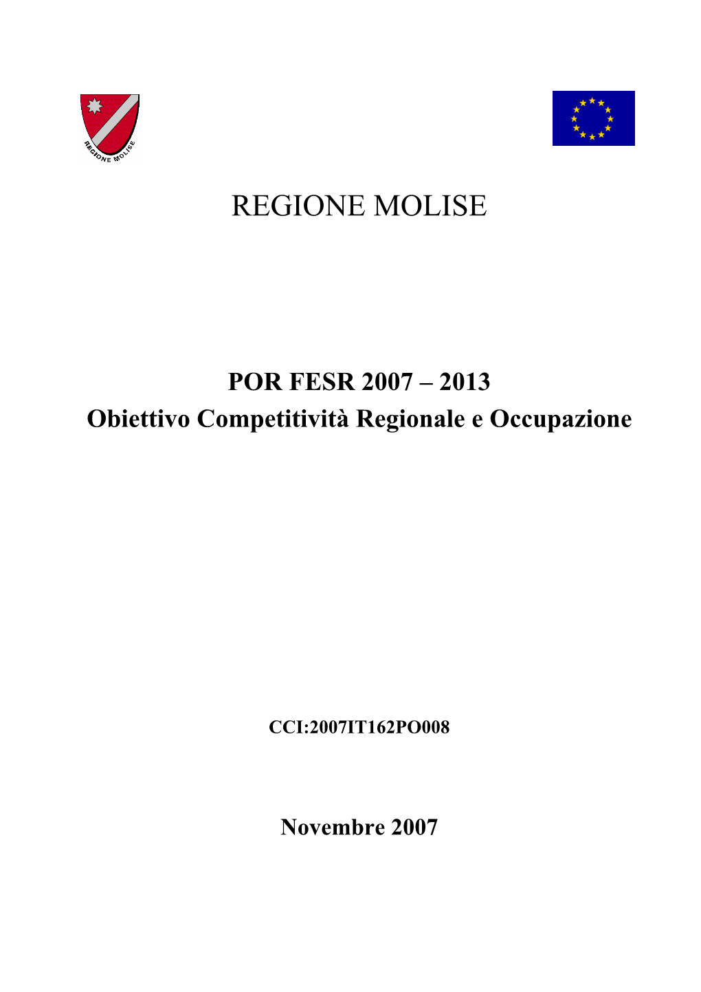 POR FESR 2007-2013 Regione Molise