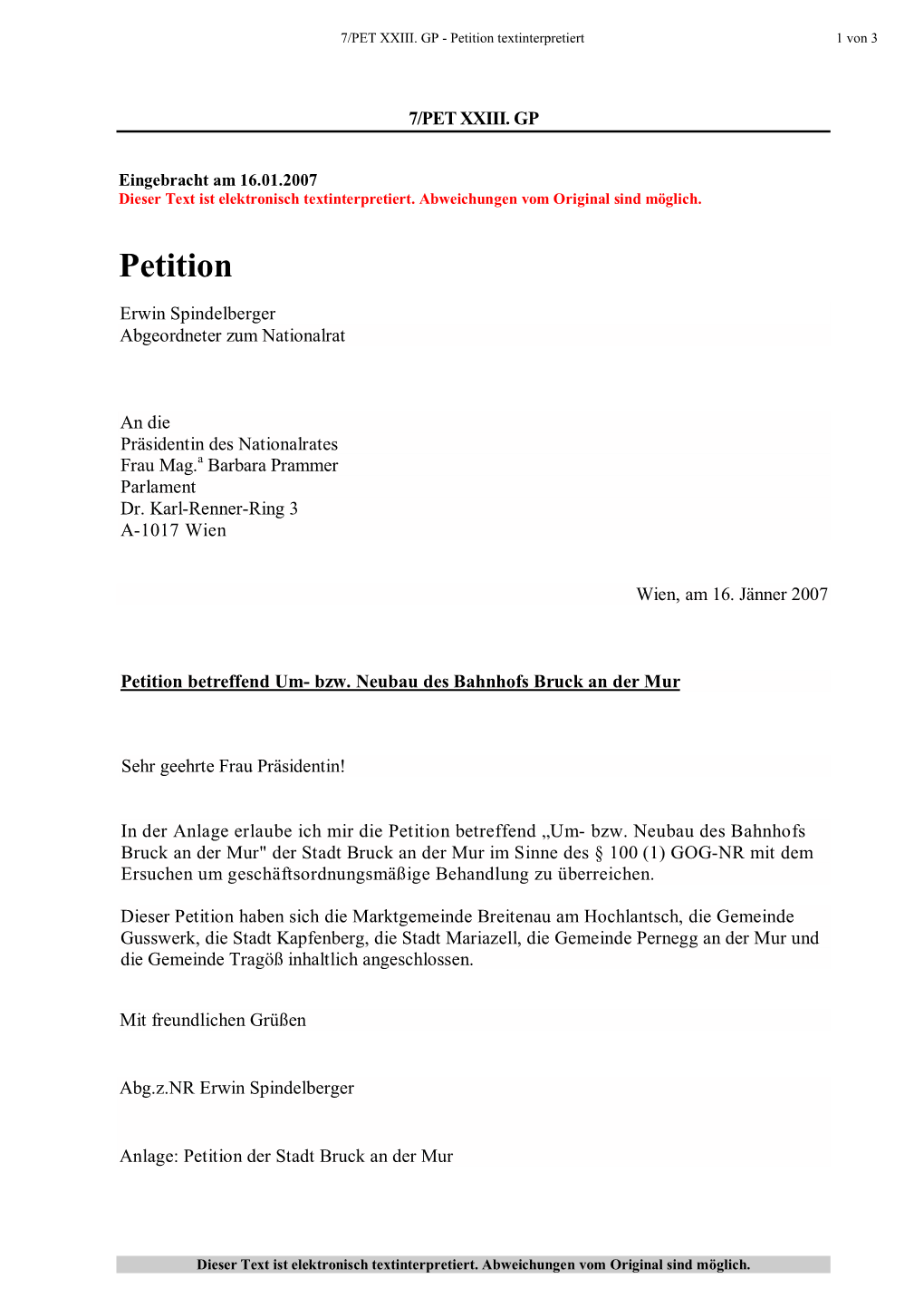 Petition Textinterpretiert / PDF, 35 KB
