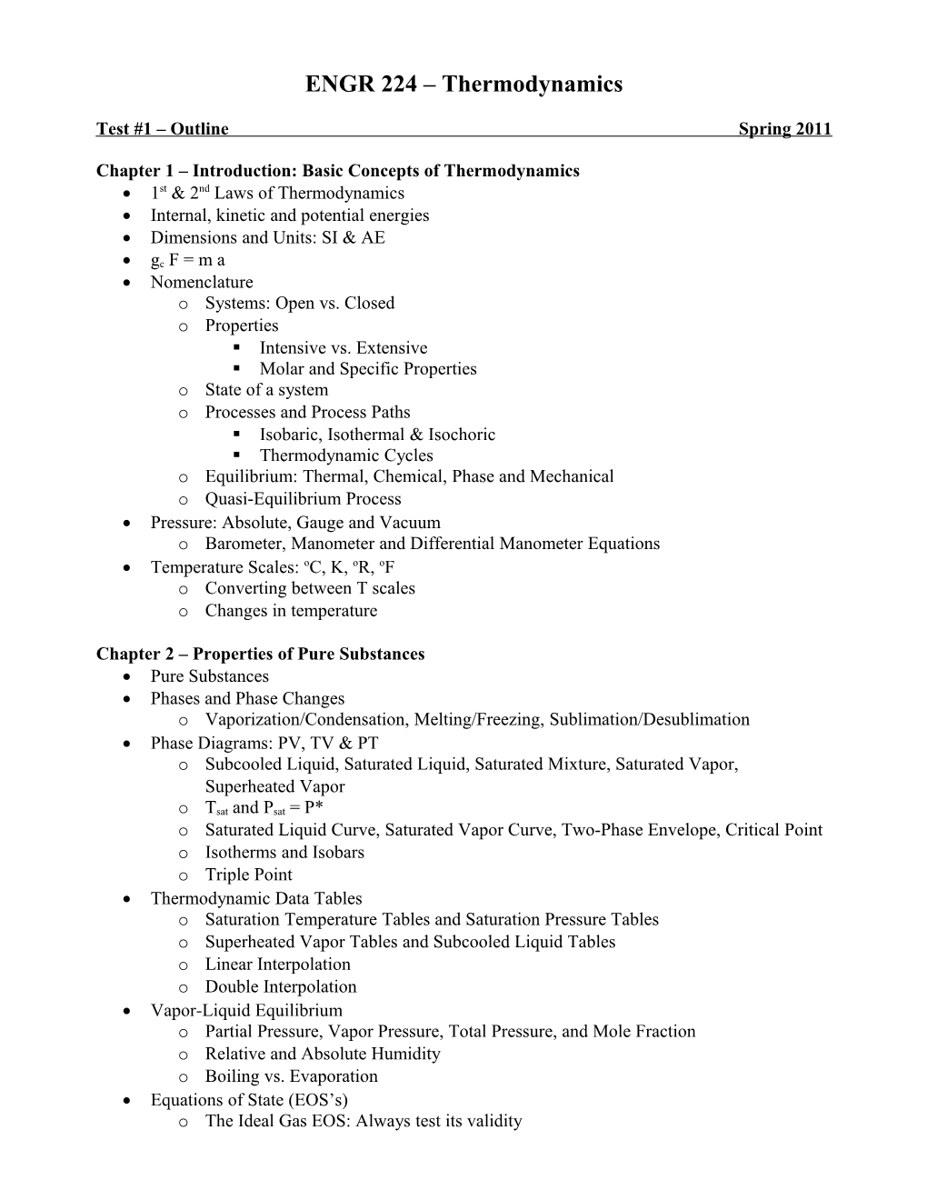 Chapter 1 Introduction: Basic Concepts of Thermodynamics