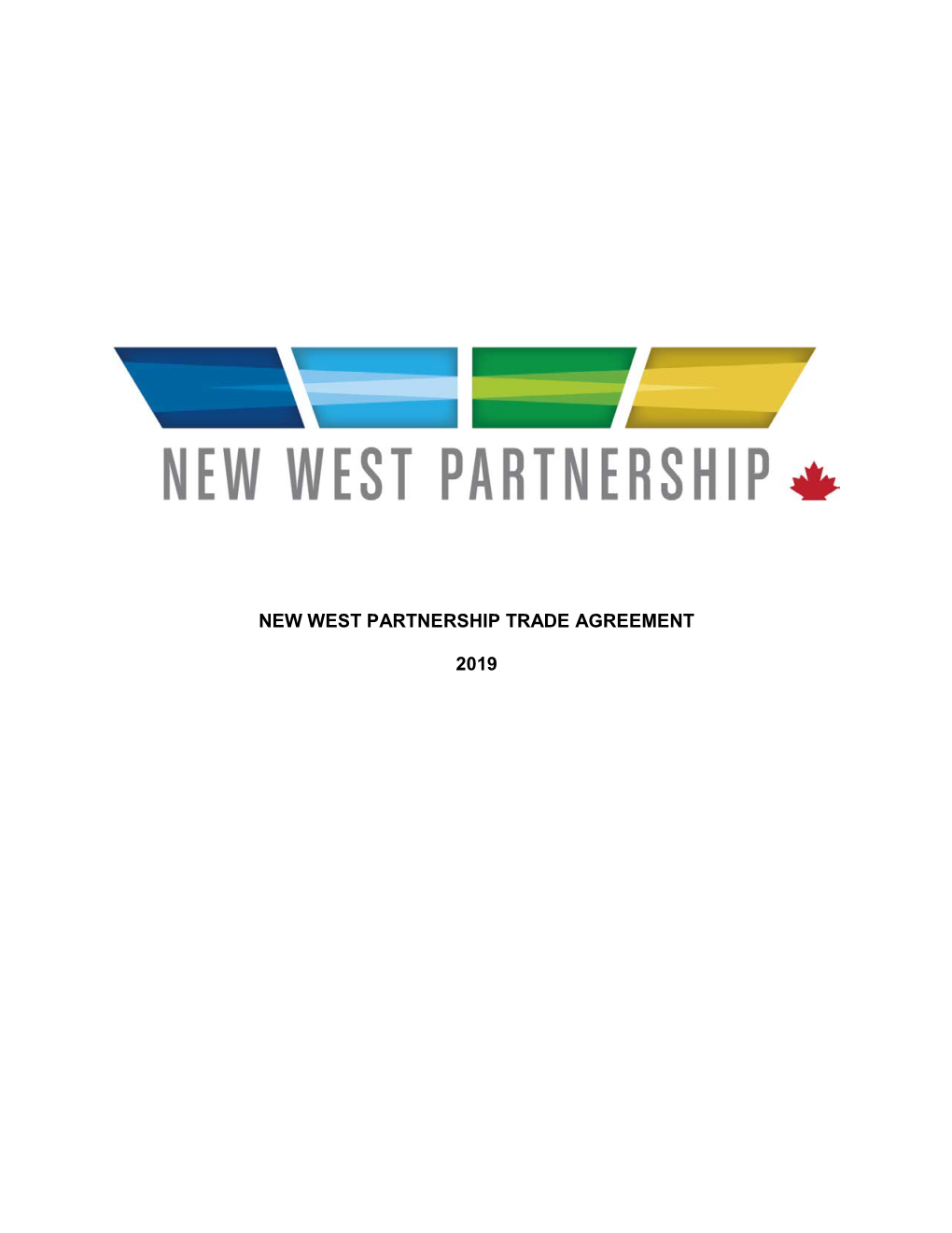 New West Partnership Trade Agreement (NWPTA)