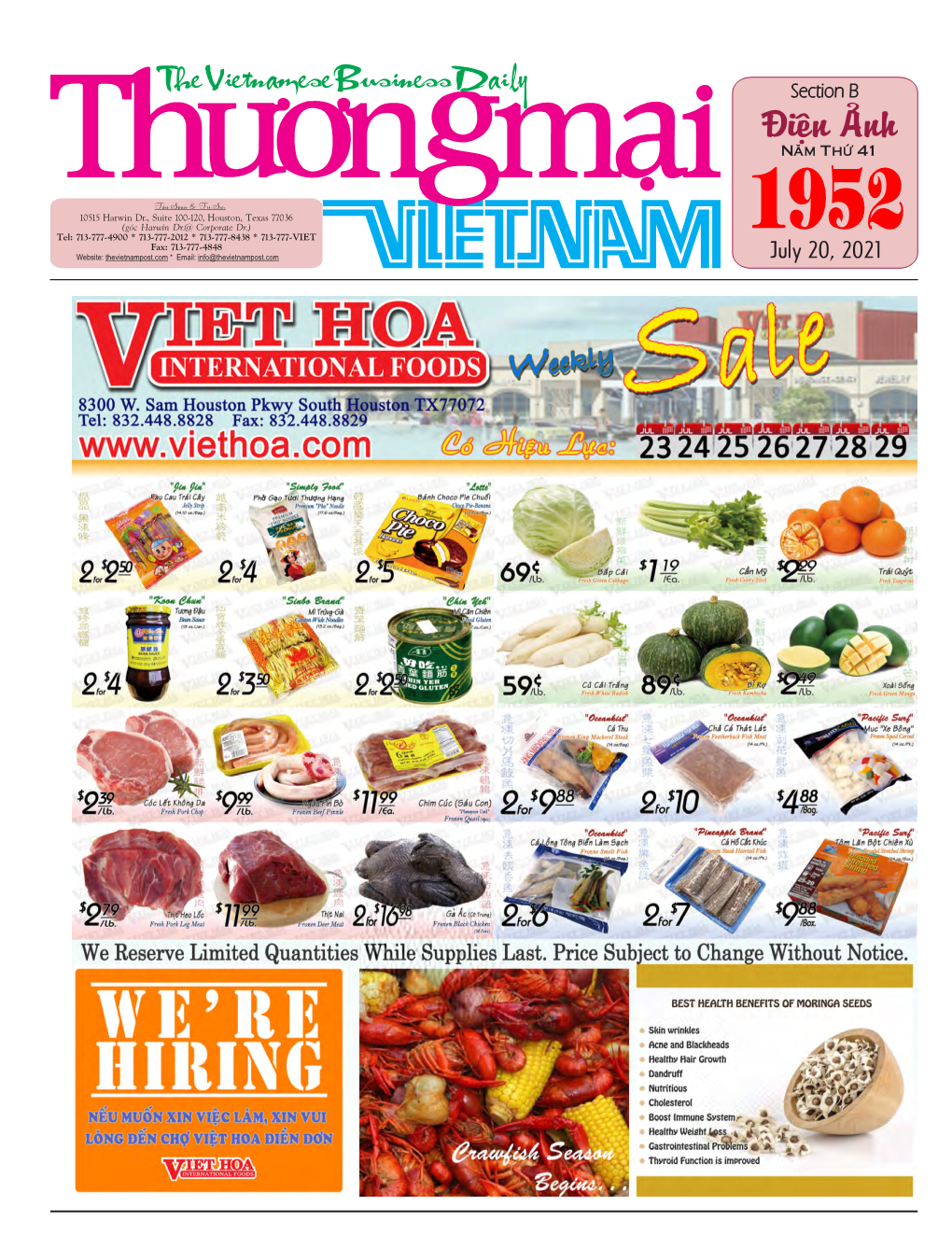 The Vietnamese Business Daily Section B