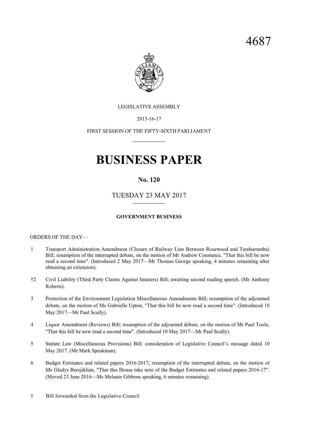 4687 Business Paper