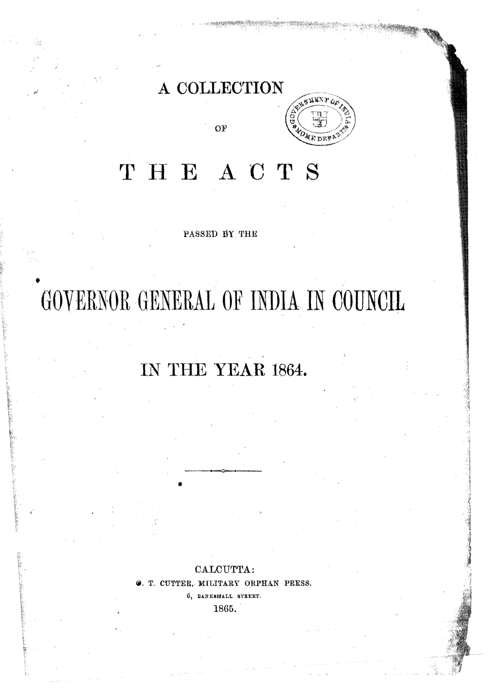 Governor General of India in Council
